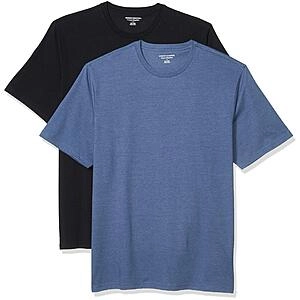 Amazon Essentials Men's Short-Sleeve Crewneck T-Shirt, Pack of 2