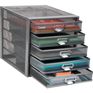 Mind Reader Network Collection 5-Drawer File Storage