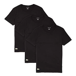 : Men's Essentials 3 Pack 100% Cotton Slim Fit Crewneck T-Shirts