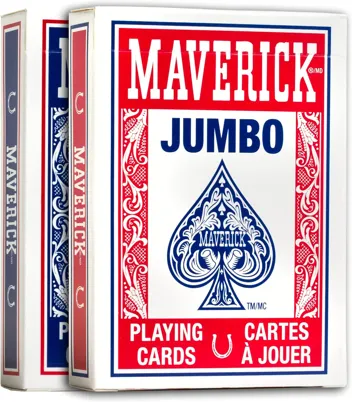 Jumbo Index Playing Cards- Decks- ($.94/pack)-Amazon