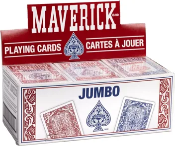 Jumbo Index Playing Cards- Decks- ($.94/pack)-Amazon