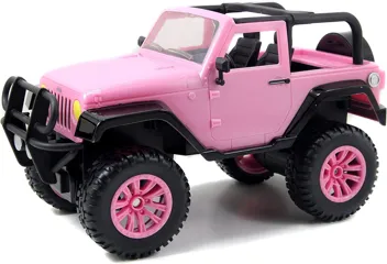 Jada Toys Girlmazing Jeep Wrangler Radio Control Vehicle (Pink)