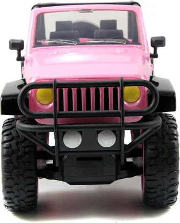 Jada Toys Girlmazing Jeep Wrangler Radio Control Vehicle (Pink)