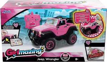 Jada Toys Girlmazing Jeep Wrangler Radio Control Vehicle (Pink)