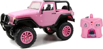 Jada Toys Girlmazing Jeep Wrangler Radio Control Vehicle (Pink)