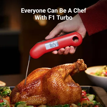 F1 Turbo Instant Read Meat Thermometer (NSF & NIST Certified)