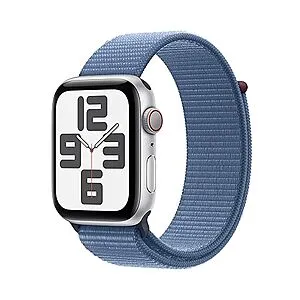 Watch SE (2nd Gen) GPS + Cellular 44mm Smartwatch w/ Starlight Aluminum Case & Starlight Sport Loop