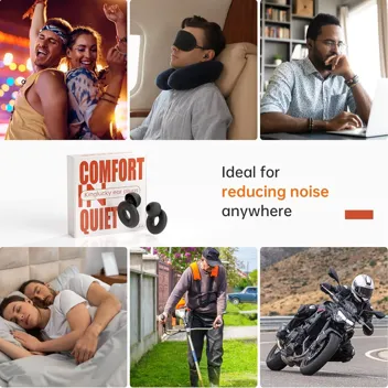 Kinglucky Reusable Noise Cancelling Earbuds