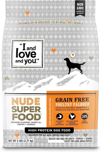 23-Lbs and love and you Nude Superfood Dry Dog Food (Red Meat Medley)