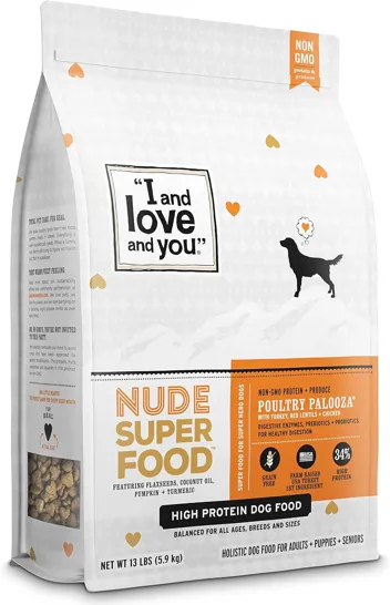 23-Lbs and love and you Nude Superfood Dry Dog Food (Red Meat Medley)