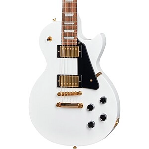 Les Paul Studio Gold Limited-Edition Electric Guitar Alpine White for Musician's Friend Members