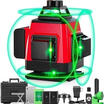 Silvel 4x360 Self Leveling Cross Line Green Laser Level