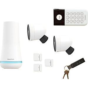 SimpliSafe Outdoor Camera Home Security System White OSK211