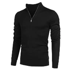 Coofandy Quarter Zip Up Sweaters