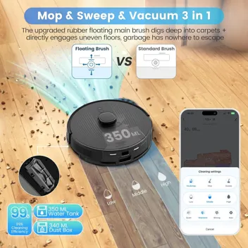 Robot Vacuum and Mop Combo