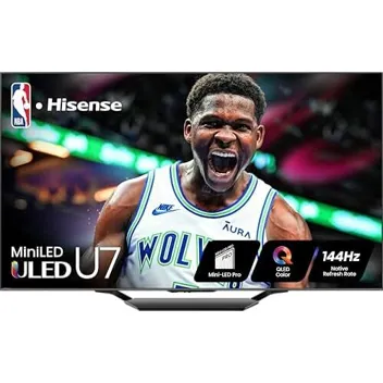 U7 Series 55" ULED 4K 144Hz Mini-LED QLED Smart Google TV with NBA2K25 Game (PS5 or Xbox Series S/X)