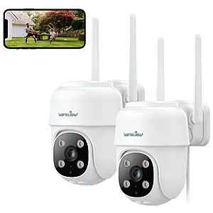 Wansview W7 2K 2.4G Outdoor Wifi Security Cameras & More