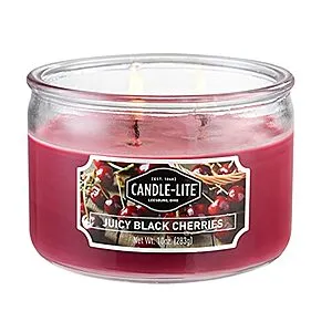 Candle-lite Juicy Black Cherries Scent Jar Candles