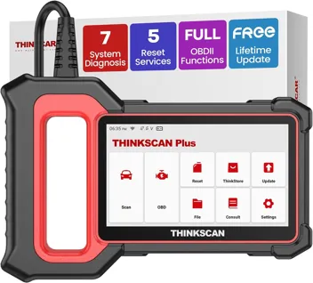 ThinkCar ThinkScan Plus S7 OBD2 Diagnostic Scanner (5 Reset Services