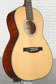 SE P50E Sitka Spruce-Maple Parlor Acoustic-Electric Guitar Natural