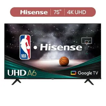 A6H Series 75" 4K HDR Google Smart TV