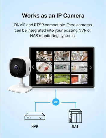 Tapo 1080P Indoor Security Camera (Tapo C100)