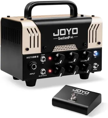 JOYO Jackman II BanTamp XL Series Mini Amp Head 20 Watt Preamp 2 Channel Hybrid Tube Guitar Amplifier with Bluetooth (Red)