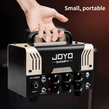 JOYO Jackman II BanTamp XL Series Mini Amp Head 20 Watt Preamp 2 Channel Hybrid Tube Guitar Amplifier with Bluetooth (Red)