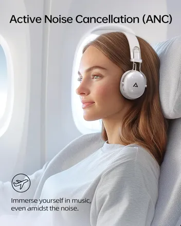 AceFast H7 Hybrid Active Noise Cancelling Bluetooth 5.4 Wireless Headphones