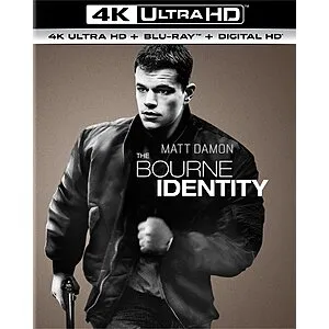 The Bourne Identity [4K Ultra HD + Blu-ray + Digital HD]