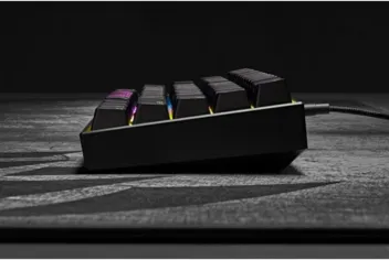 K70 Pro Mini Wireless RGB 60% Mechanical Gaming Keyboard w/ PBT Double-Shot Keycaps (Red Switches, White)