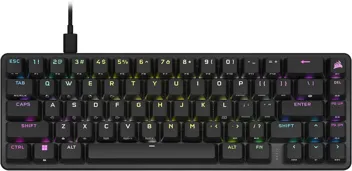 K70 Pro Mini Wireless RGB 60% Mechanical Gaming Keyboard w/ PBT Double-Shot Keycaps (Red Switches, White)