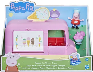 Peppa Pig Peppa’s Adventures Peppa’s Ice Cream Truck Vehicle Preschool Toy