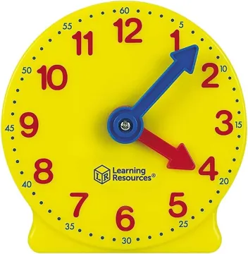 Smart Pack 4" Clock, Yellow