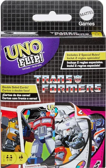 Games UNO Flip Transformers Card Game