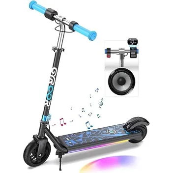 Gyroor H30 Max 150W Electric Kids Scooter with Bluetooth Speaker (10mph Max Speed)