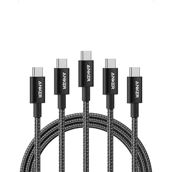 6ft 100W USB-C to USB-C Cable (5-Count)