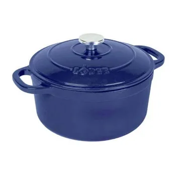 Cast Iron 5.5qt Indigo Enameled Dutch Oven