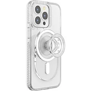 Phone Grip Compatible with MagSafe, Phone Holder, Wireless Charging Compatible, Pill-Shaped Grip - Clear : Cell Phones & Accessories