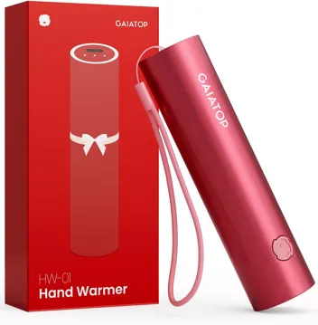 Gaiatop 3-Level Aluminum Body USB-Rechargeable Hand Warmer