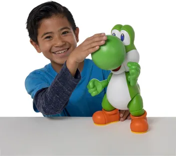 12" Super Mario Let's Go, Yoshi! Interactive Figure w/ Sounds & Music