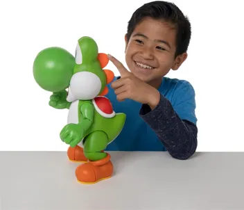 12" Super Mario Let's Go, Yoshi! Interactive Figure w/ Sounds & Music