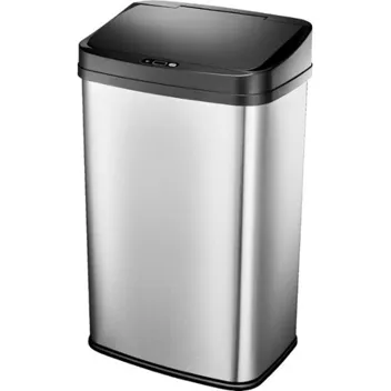 Insignia 13-Gallon Automatic Trash Can (Stainless Steel)