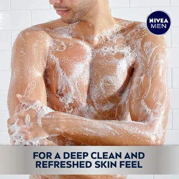 [S&S]: 3-Count 16.9-Oz Nivea Deep Active Clean Charcoal Body Wash