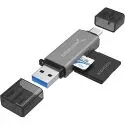 Sabrent 2-Slot USB 3.0 and USB Type-C Flash Memory Card Reader