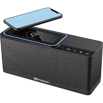 20W Stereo Bluetooth Portable Speaker with QI Wireless Charging