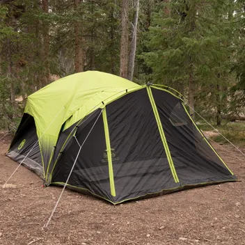 10' x 9' Coleman 6 Person Carlsbad Dark Room Dome Camping Tent w/ Screened Porch (Green/Black)