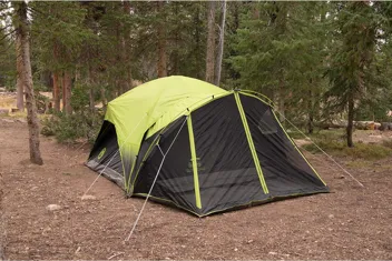 10' x 9' Coleman 6 Person Carlsbad Dark Room Dome Camping Tent w/ Screened Porch (Green/Black)