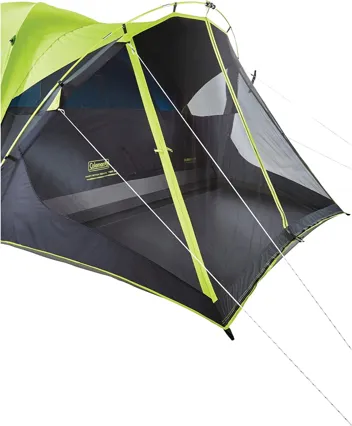 10' x 9' Coleman 6 Person Carlsbad Dark Room Dome Camping Tent w/ Screened Porch (Green/Black)