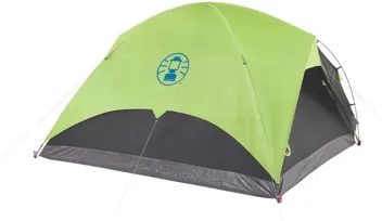 10' x 9' Coleman 6 Person Carlsbad Dark Room Dome Camping Tent w/ Screened Porch (Green/Black)